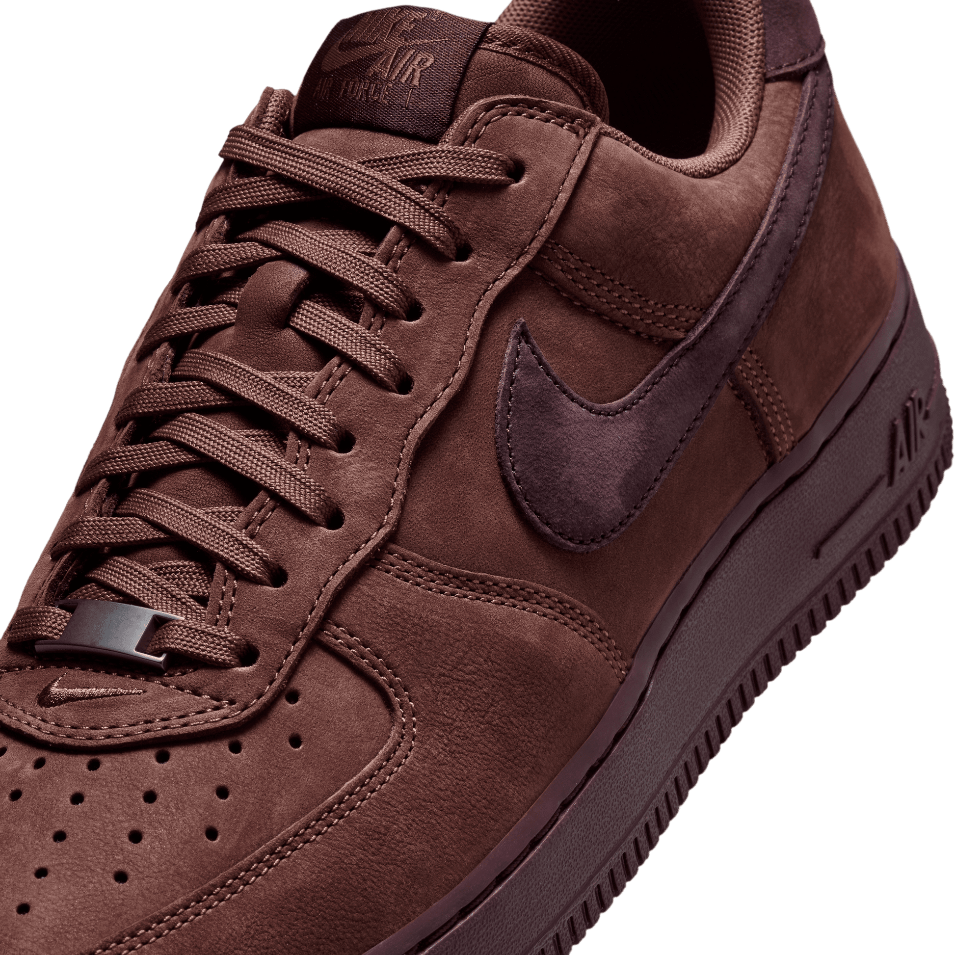 Men's Nike Air Force 1 Low Retro PRM - Red Sepia/Red Mahogany