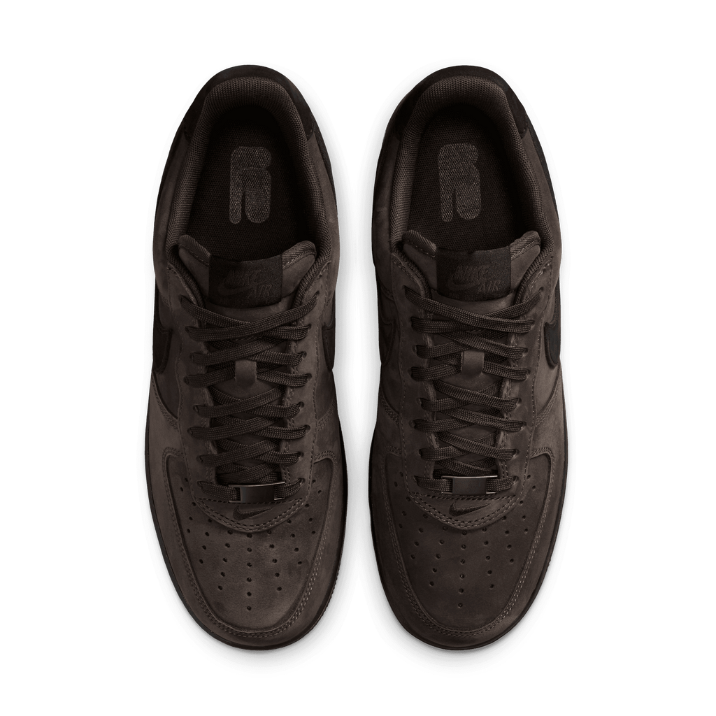 Men's Nike Air Force 1 Low Retro Premium - Black Tea/Black