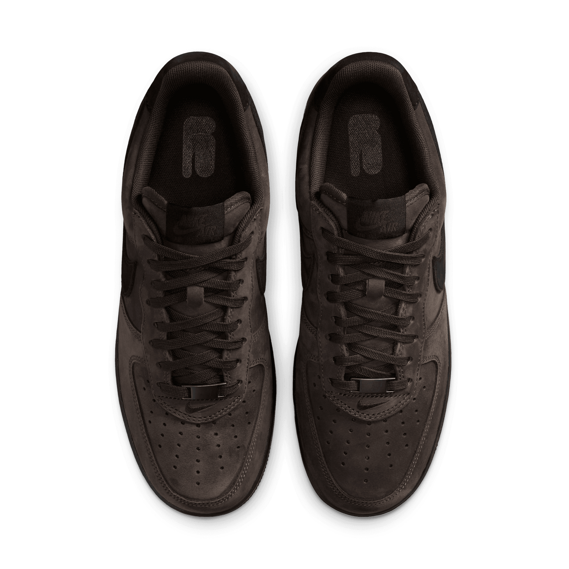 Men's Nike Air Force 1 Low Retro Premium - Black Tea/Black
