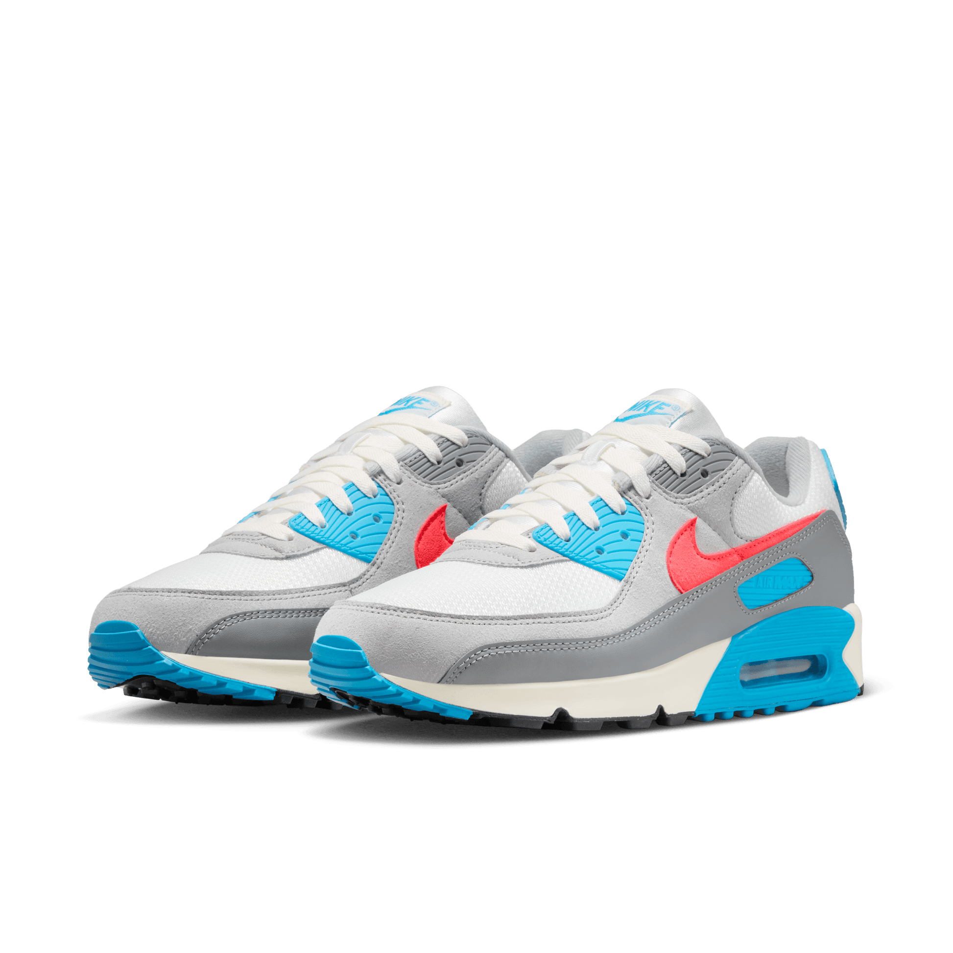 Men's Nike Air Max III "Grey/Infrared" - Cool Grey/Infrared 23/Lt Smoke Grey