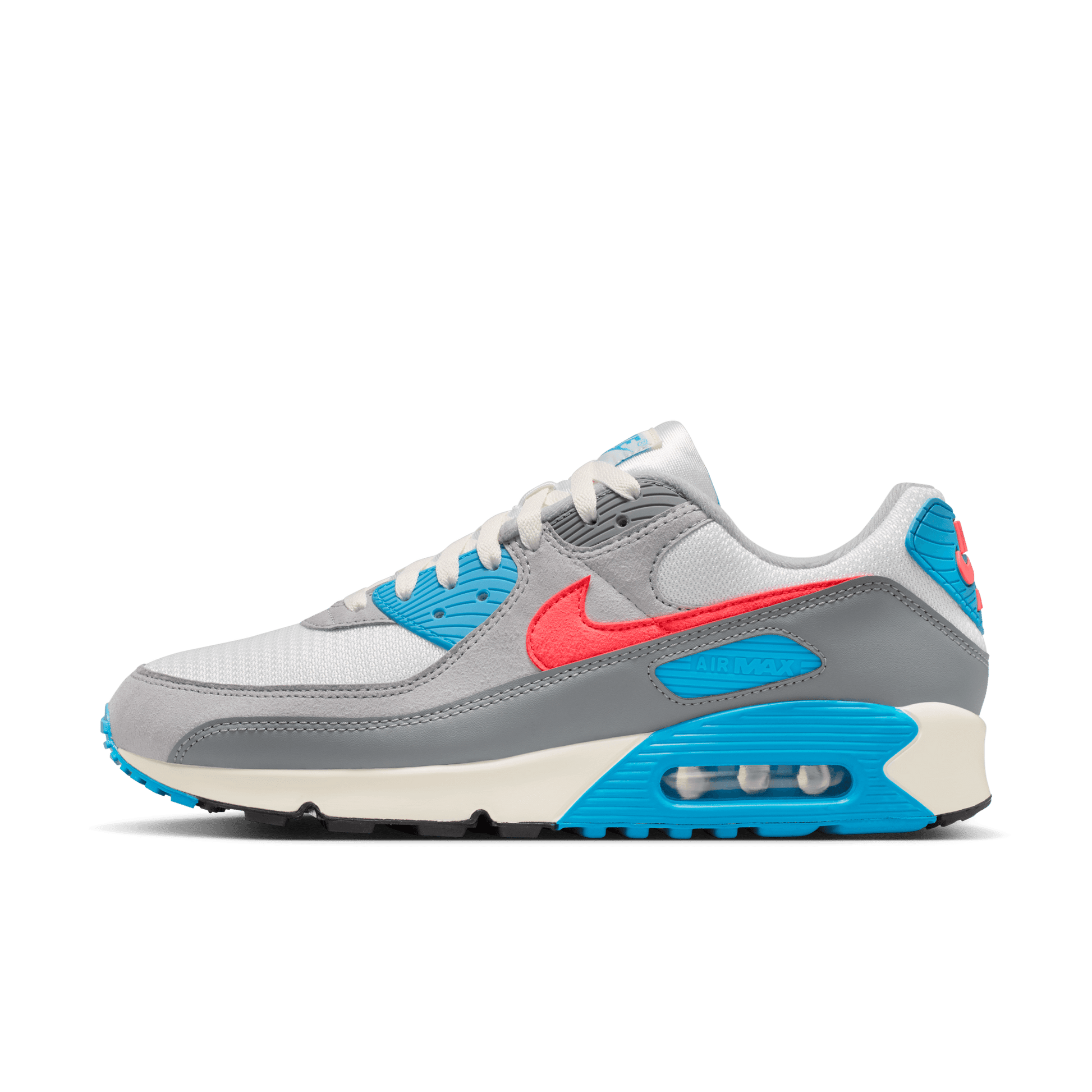 Men's Nike Air Max III "Grey/Infrared" - Cool Grey/Infrared 23/Lt Smoke Grey