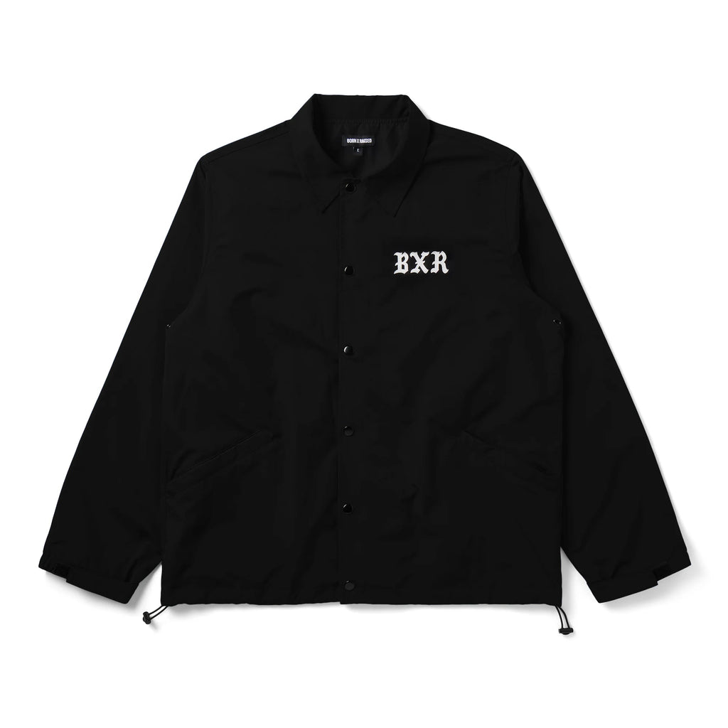 Born X Raised Standard LA Coach Jacket - Black