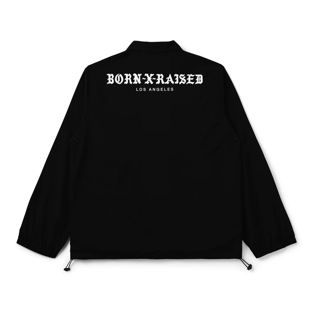 Born X Raised Standard LA Coach Jacket - Black