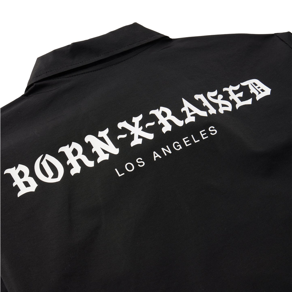 Born X Raised Standard LA Coach Jacket - Black