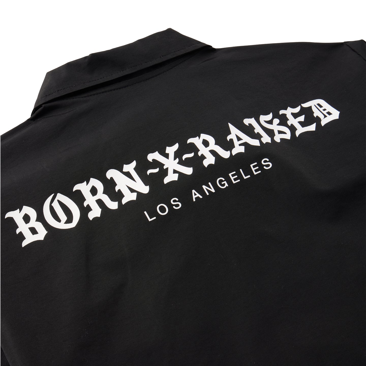 Born X Raised Standard LA Coach Jacket - Black