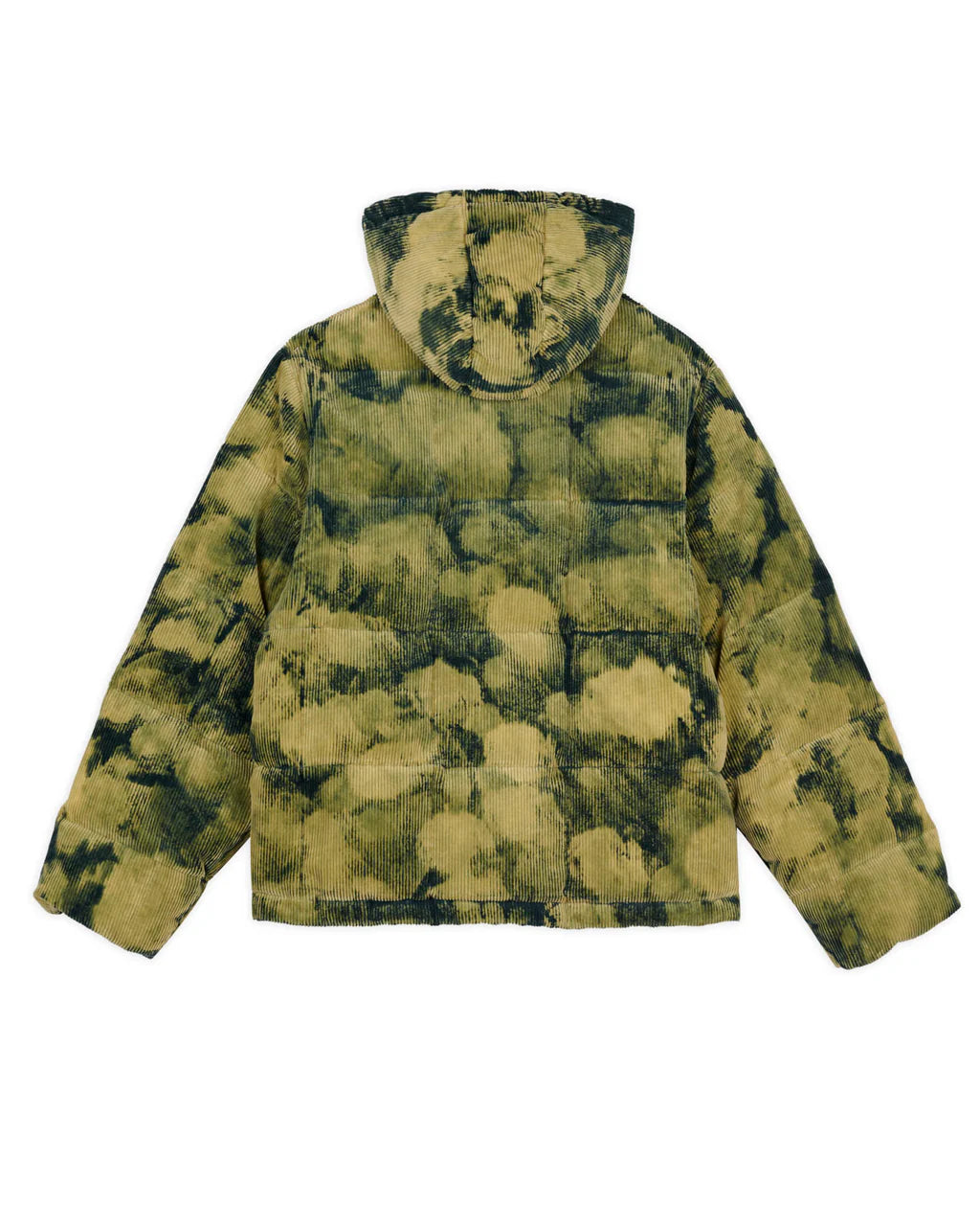 Brain Dead Bleach Dyed Dimension Puffer Jacket - Olive