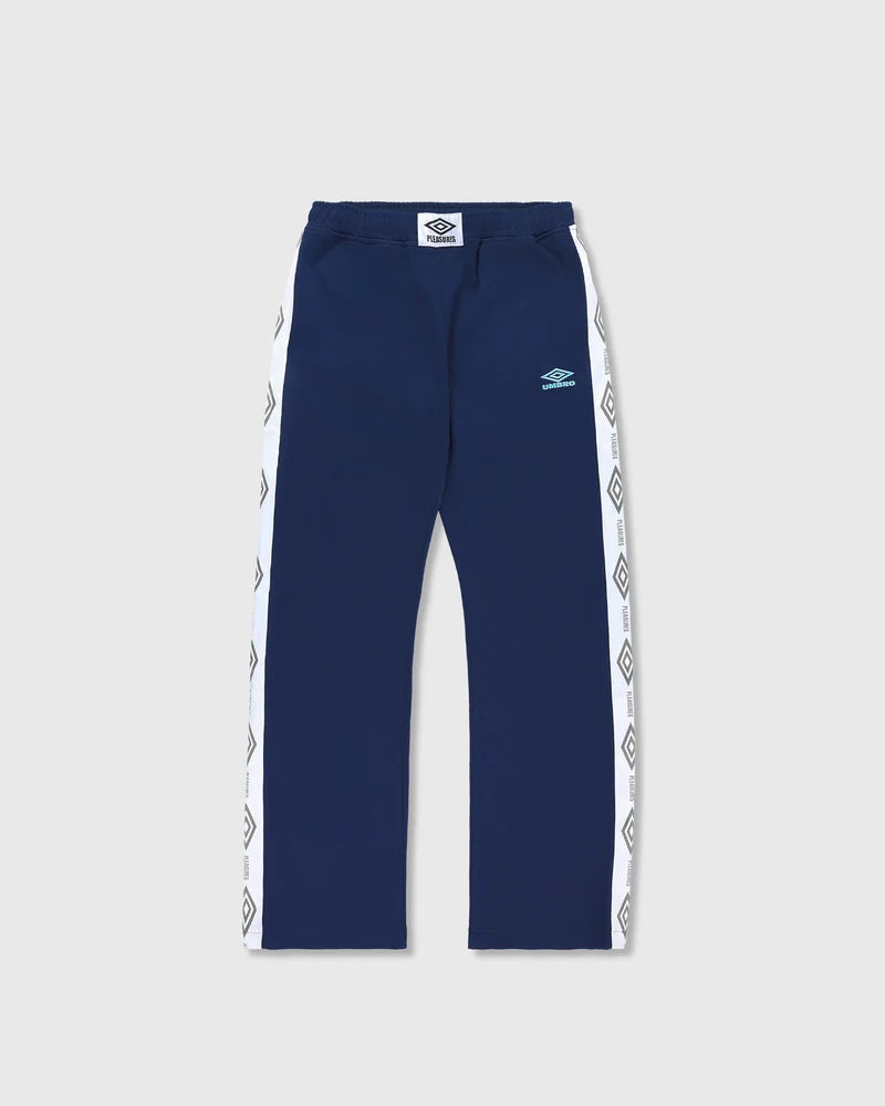 PLEASURES Bootcut Track Pant - Navy