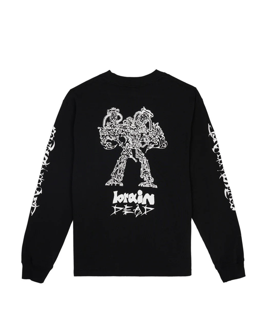 Brain Dead Skull Mech Long Sleeve - Black