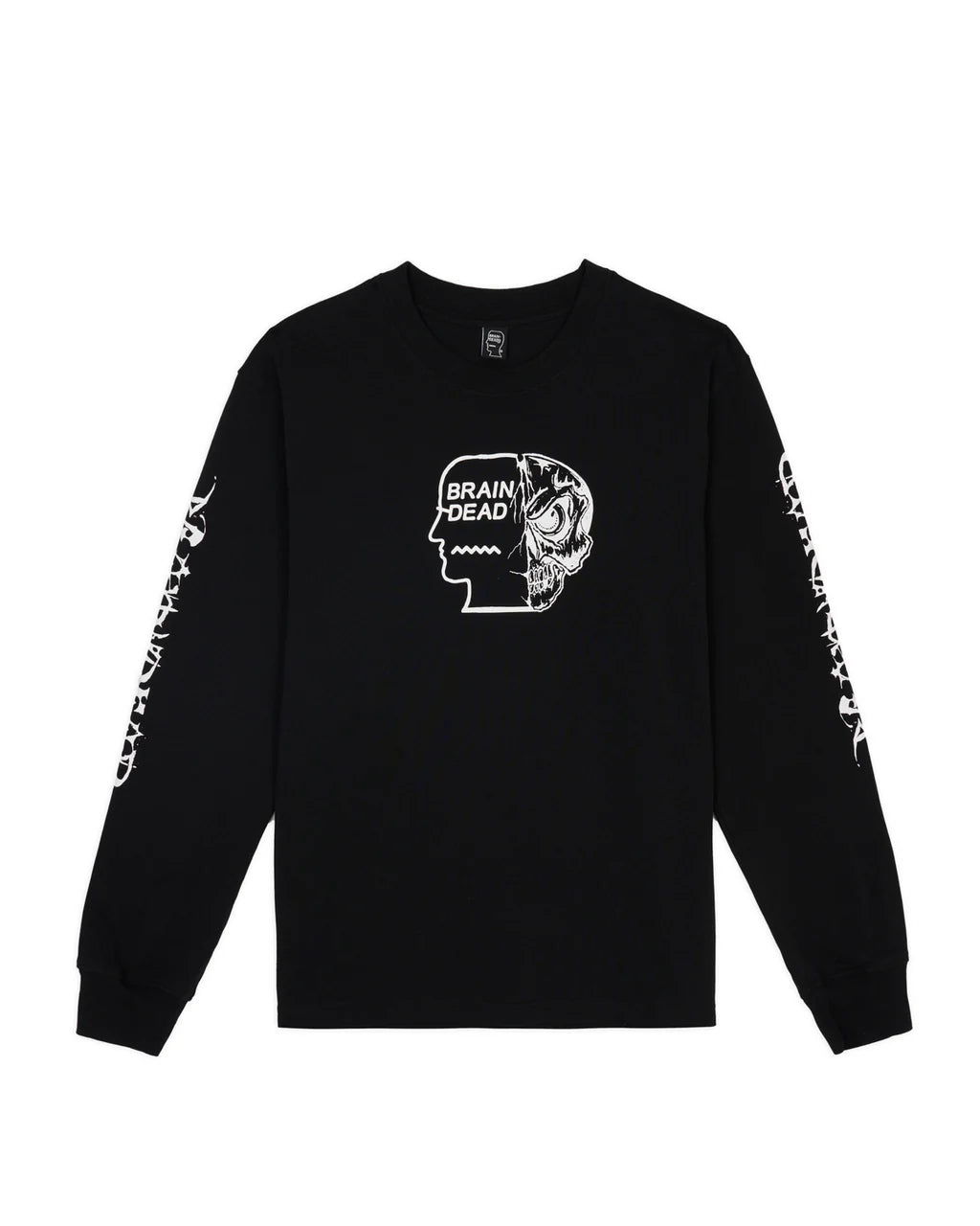 Brain Dead Skull Mech Long Sleeve - Black