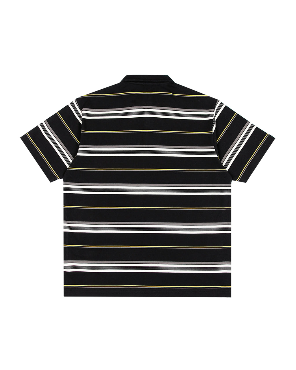 Born X Raised Charlie Brown Polo Shirt - Black/Gold/Cream