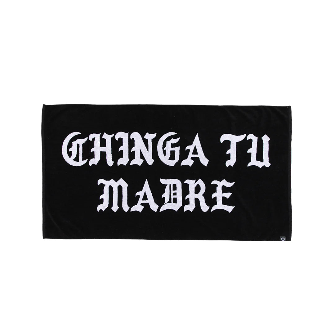Born X Raised Chinga Beach Towel - Black