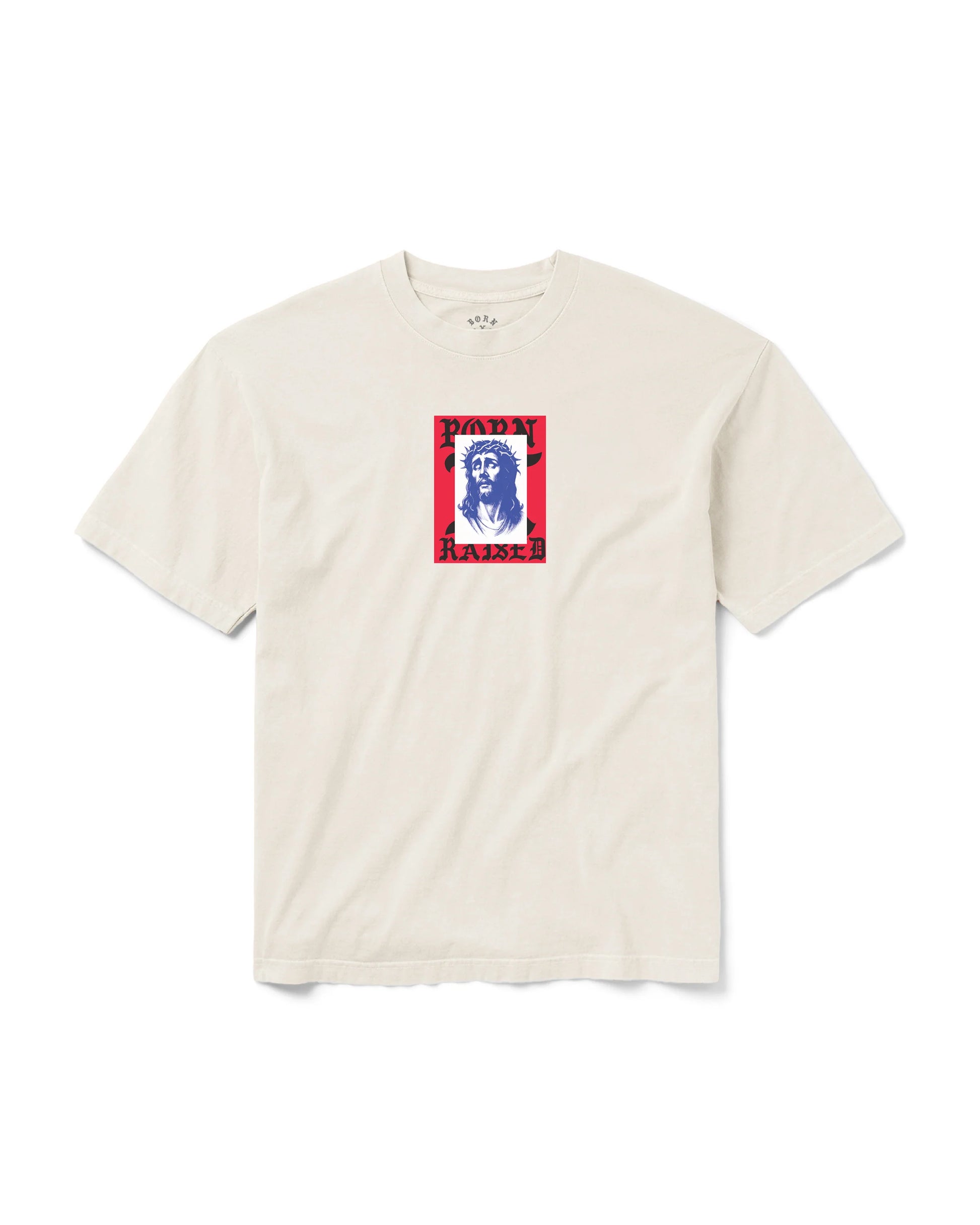 Born X Raised Salvation Tee - Cream