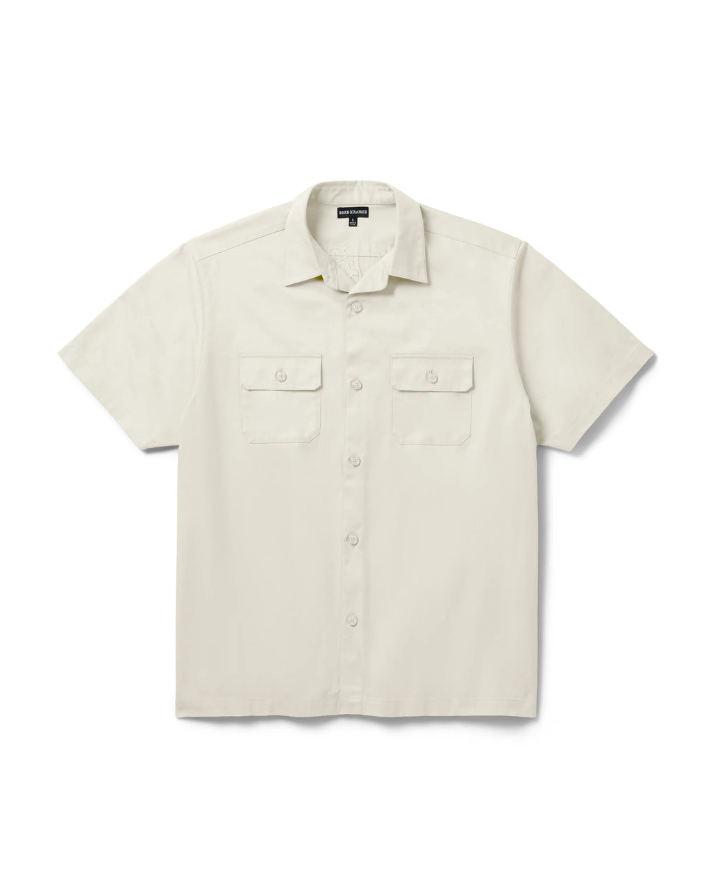 Born X Raised Arch Work Shirt - Cream
