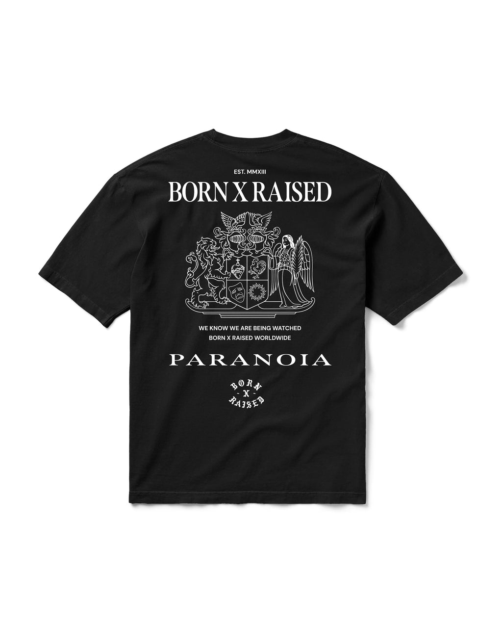 Born X Raised Paranoia Cret Tee - Black