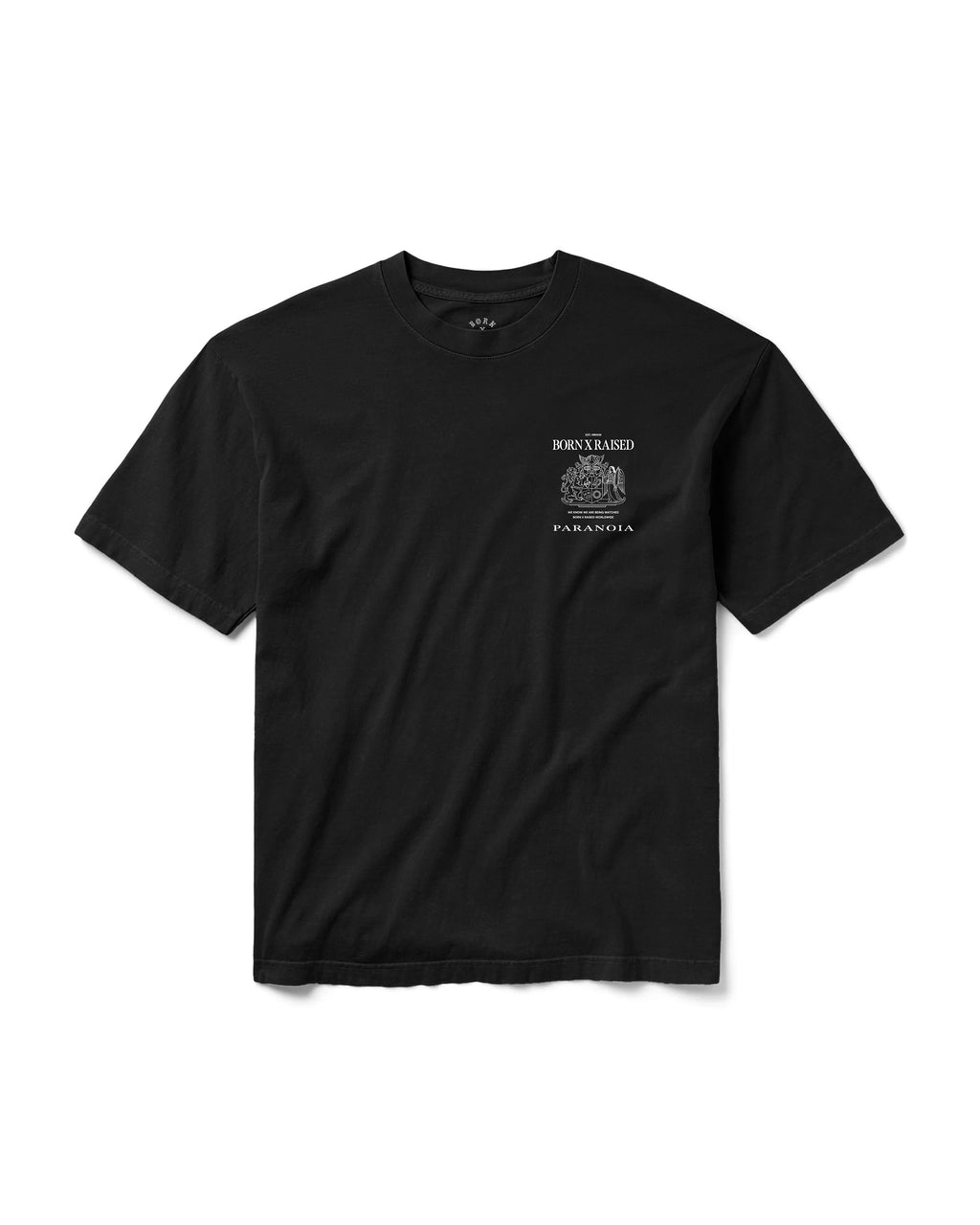 Born X Raised Paranoia Cret Tee - Black