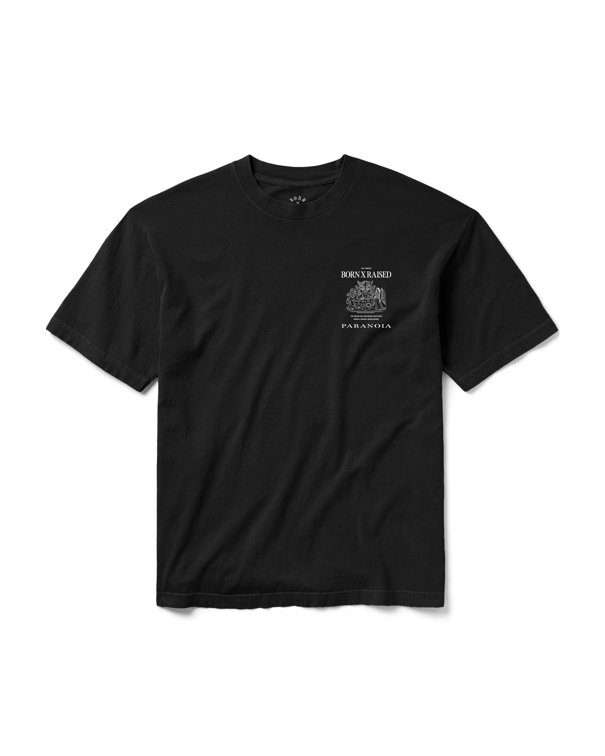 Born X Raised Paranoia Cret Tee - Black