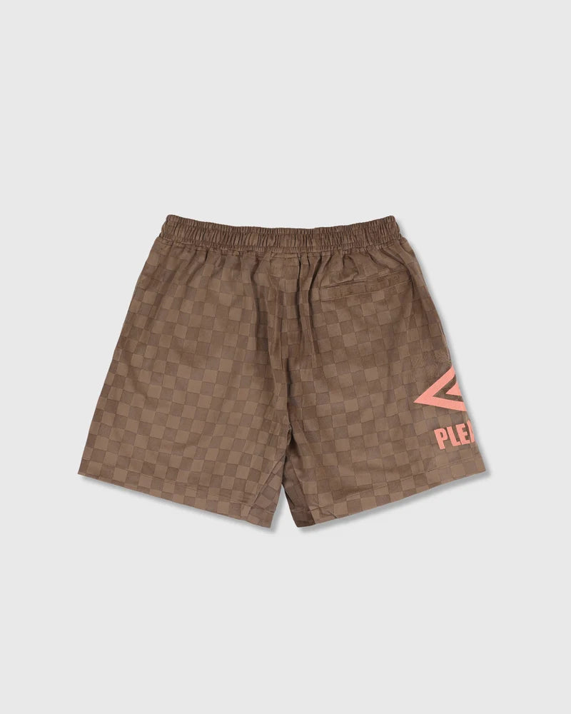 PLEASURES Classic Short - Brown