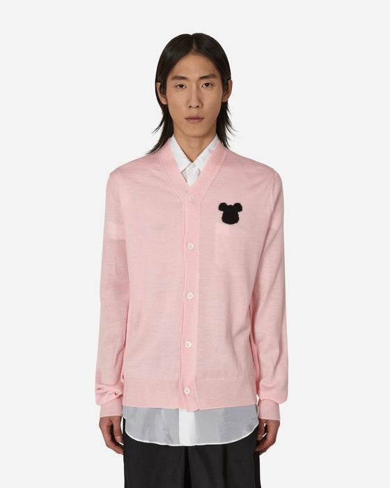 COMME des GARCONS Shirt x BE@RBRICK Knitted Cardigan - Pink