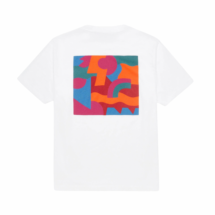 Parra Abstract Shapes S/S Tee - White