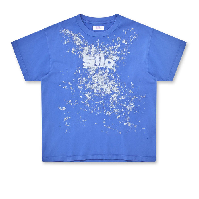 ERL Unisex Stained Knit TShirt - Blue