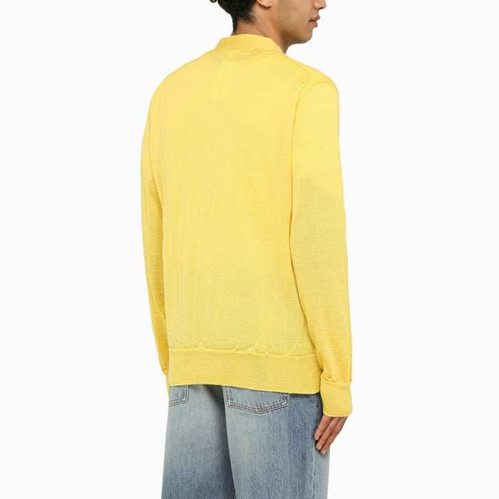 COMME des GARCONS Shirt x BE@RBRICK Knitted Cardigan - Yellow