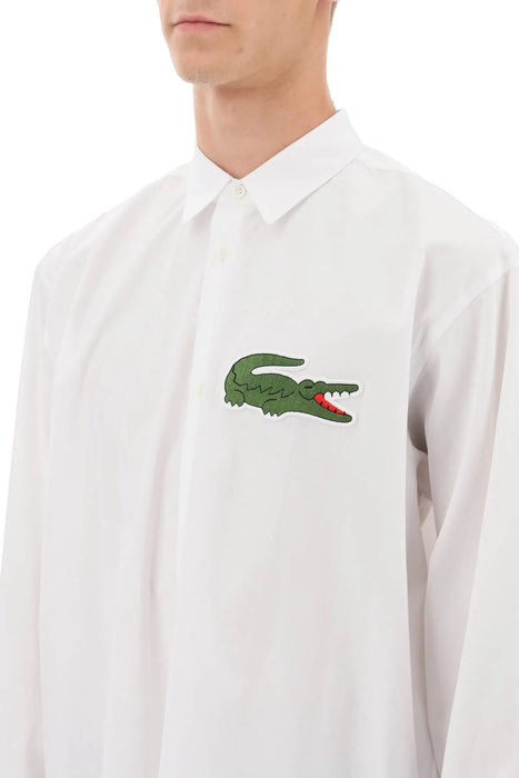 COMME des GARÇONS Shirt x Lacoste Oversized Button Up Shirt - White