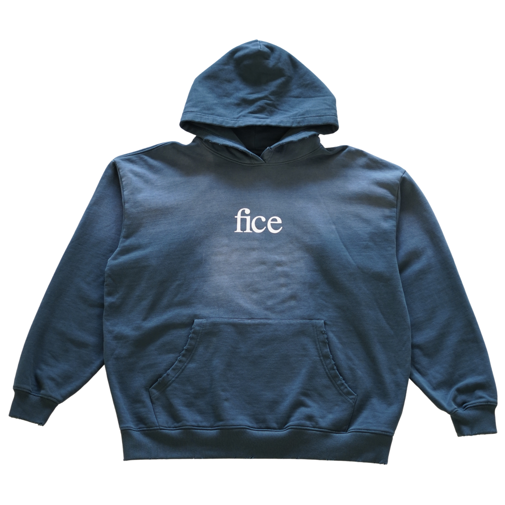 FICE Premium Heavyweight Hoodie 2.0 - Vintage Navy/White