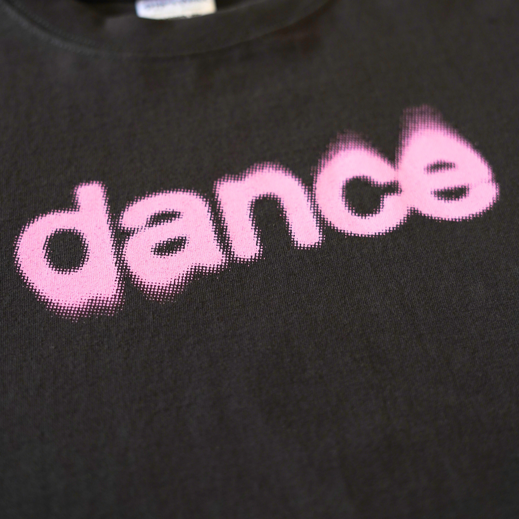FICE x Millenium Dance Complex "Dance More" Tee - Vintage Black/Pink
