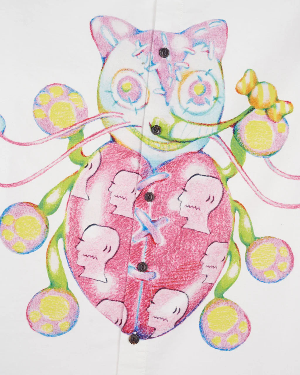 Brain Dead Gaspar Heart Button Up - Oxford White