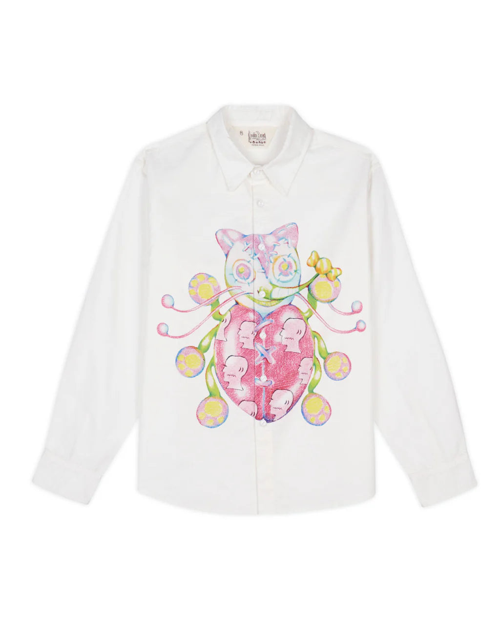 Brain Dead Gaspar Heart Button Up - Oxford White