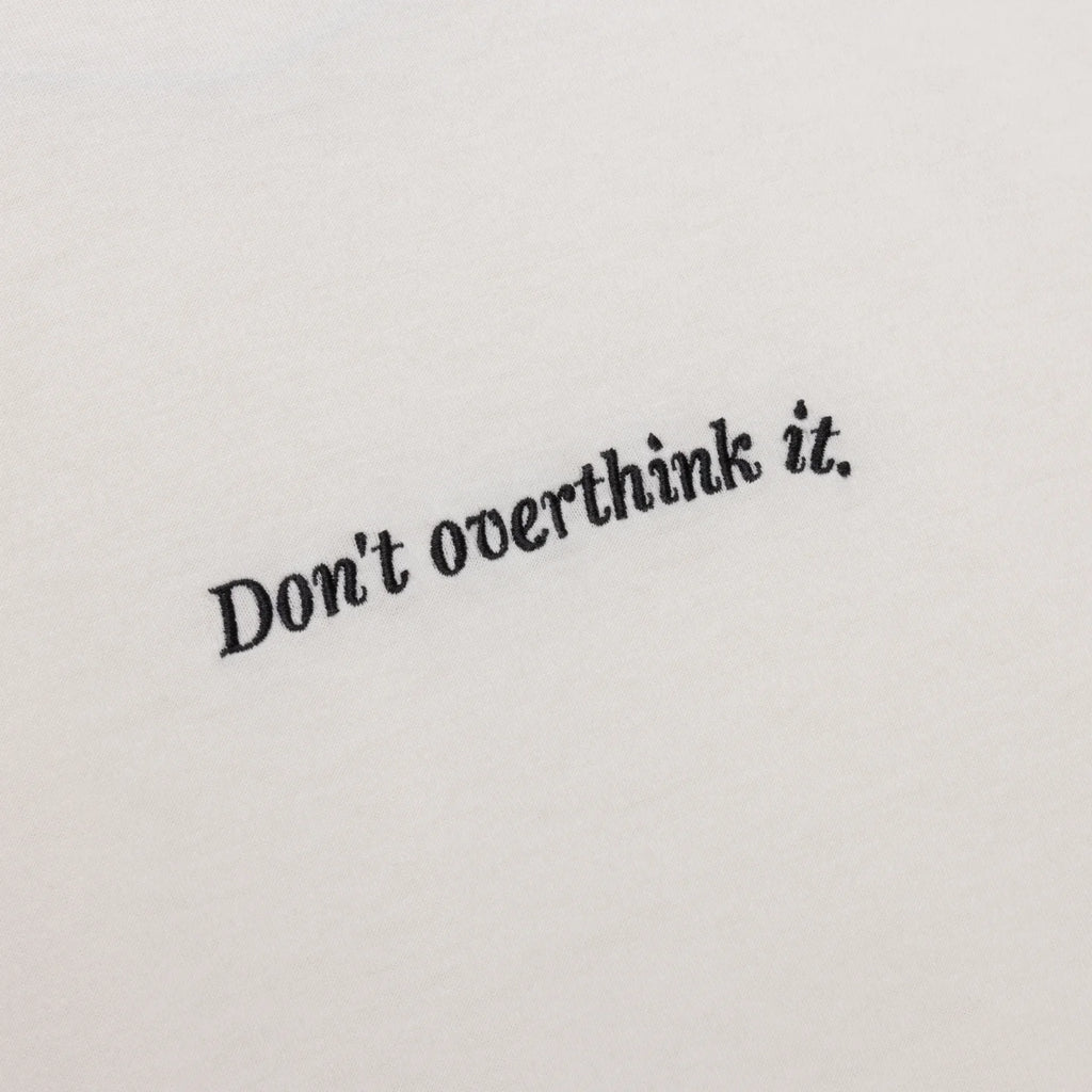 Men's Honor The Gift Don't Overthink It SS Tee - Bone
