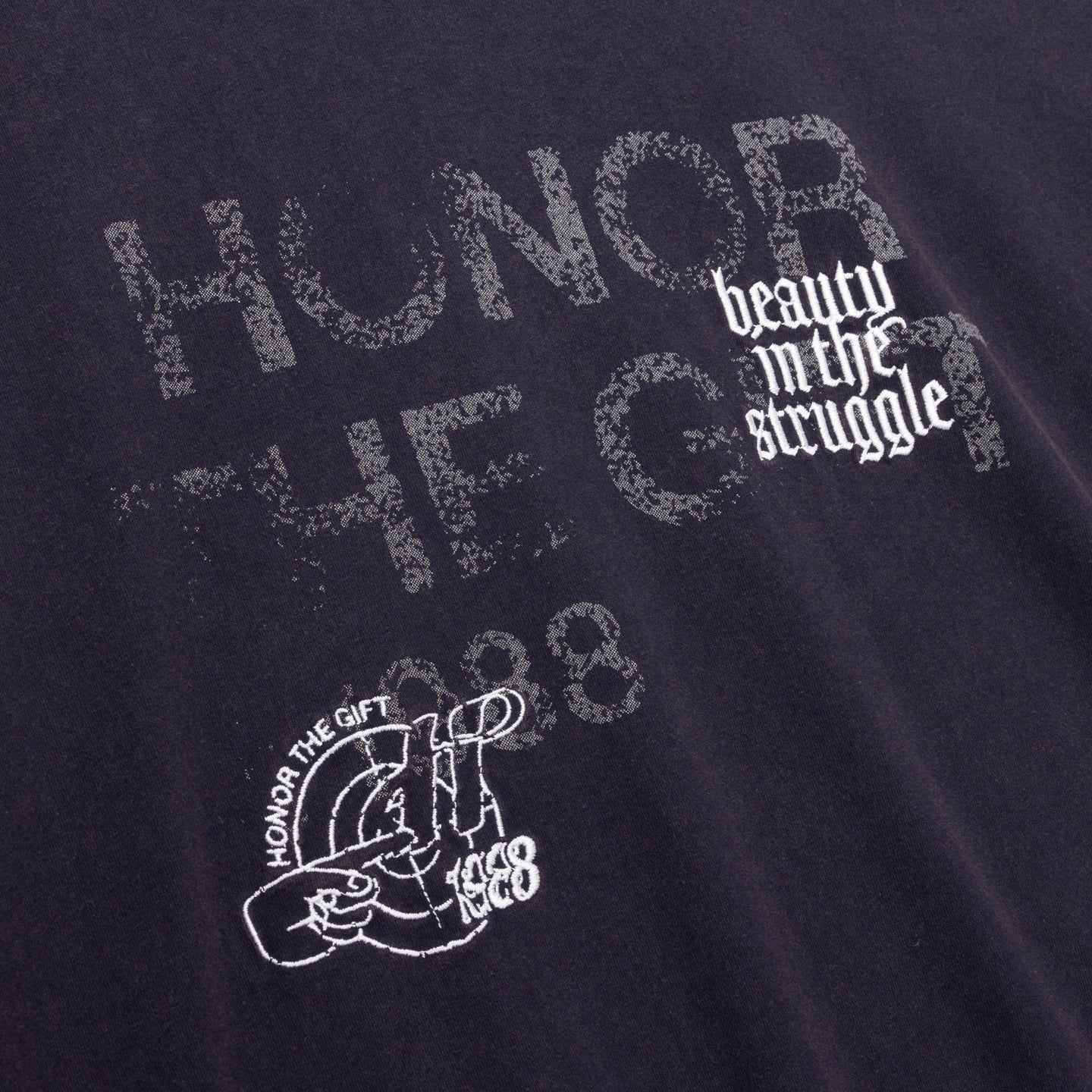 Men's Honor The Gift Beauty in The Struggle SS Tee - Black