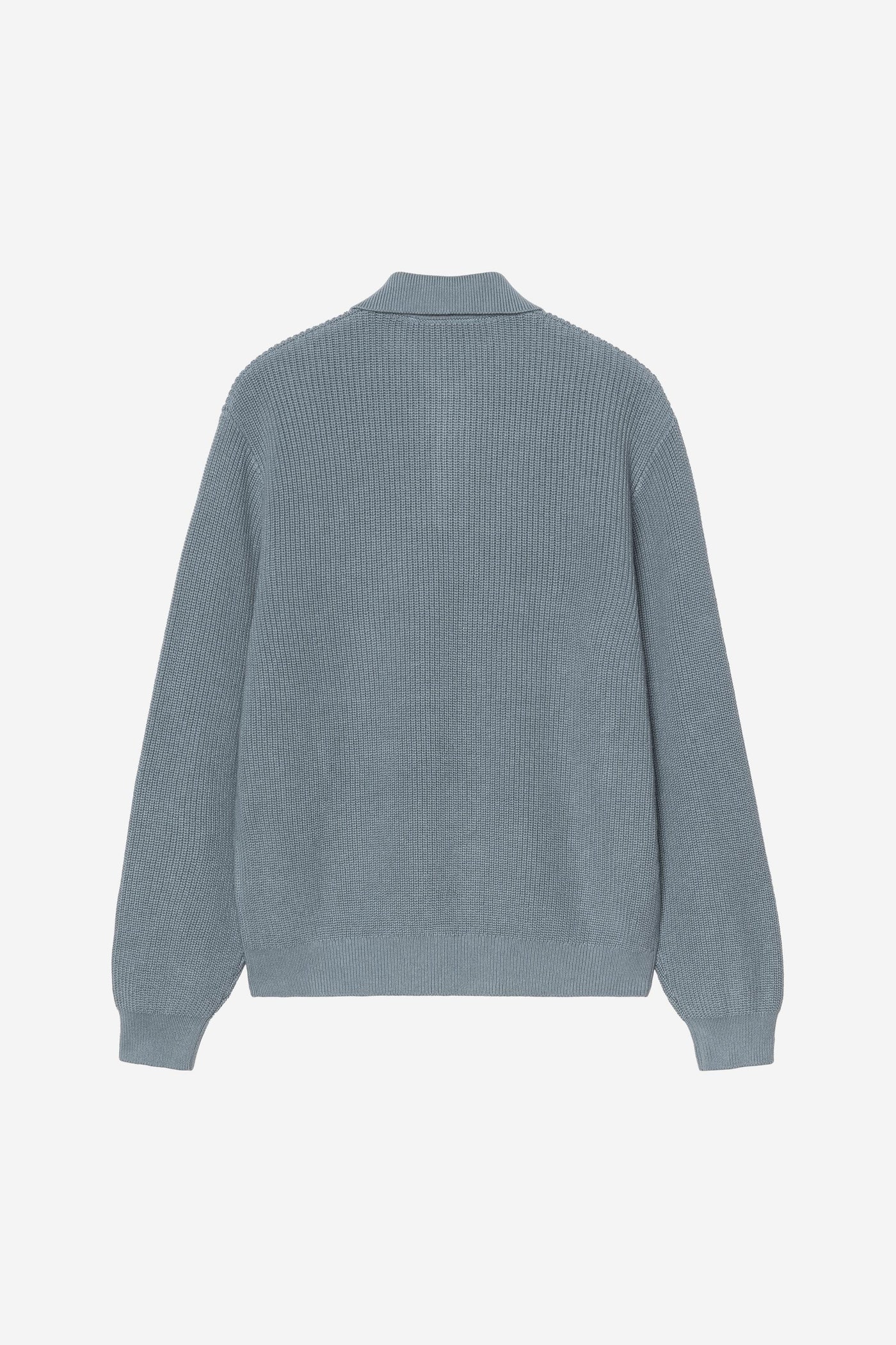 Men's Carhartt WIP Miles Knit Polo - Shady Blue