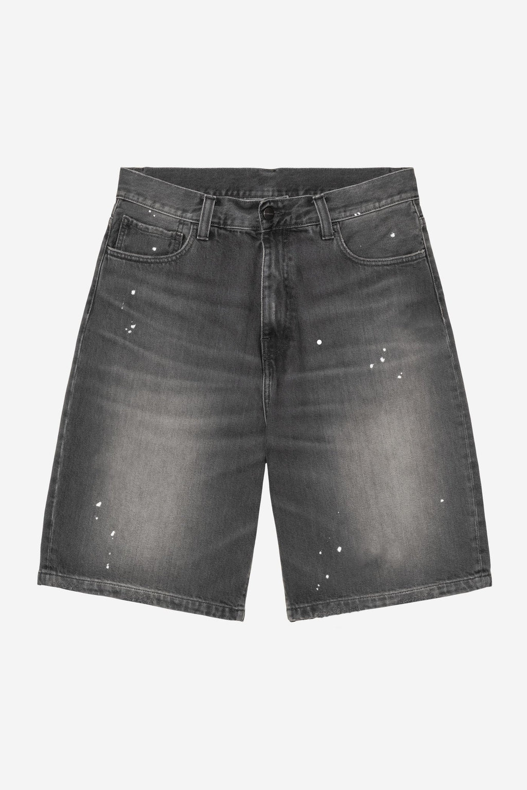 Men's Carhartt WIP Landon Short - Black (Destroy Wash, Splatter)