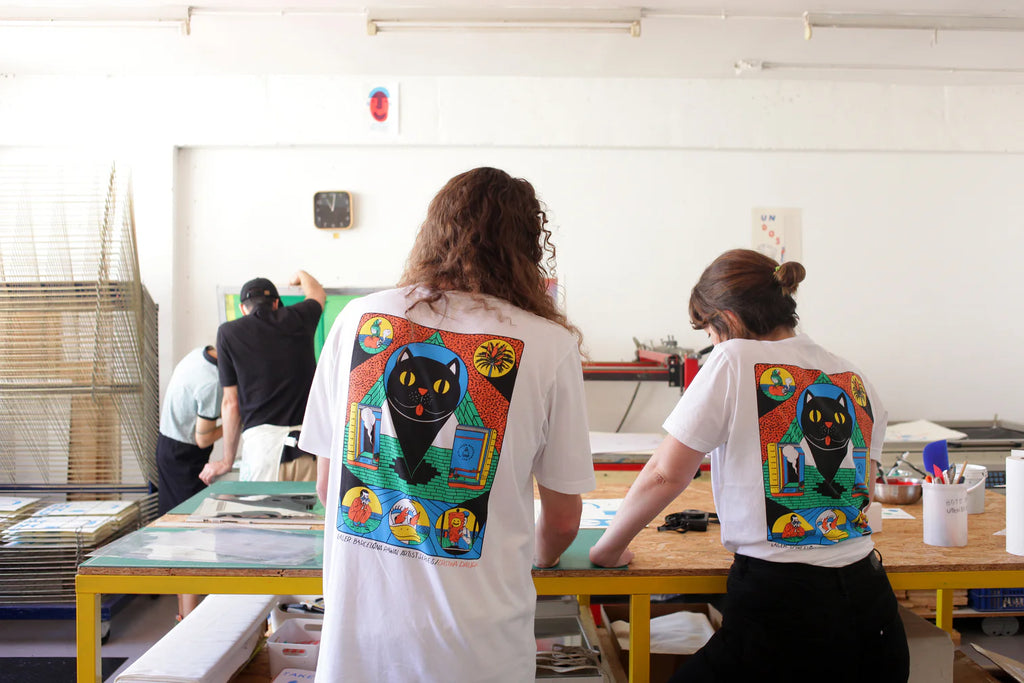 Laser Barcelona Rawal Artist Series Cristina Daura Tee - White