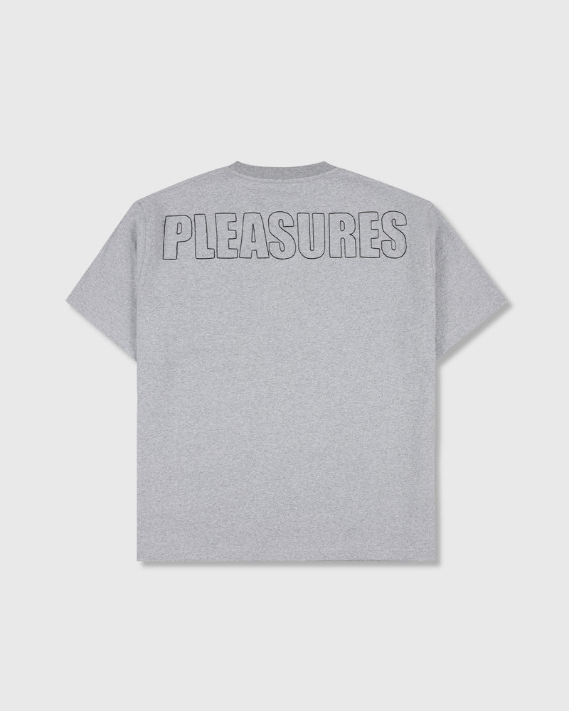 Pleasures Impact Heavyweight Shirt - Grey Melange