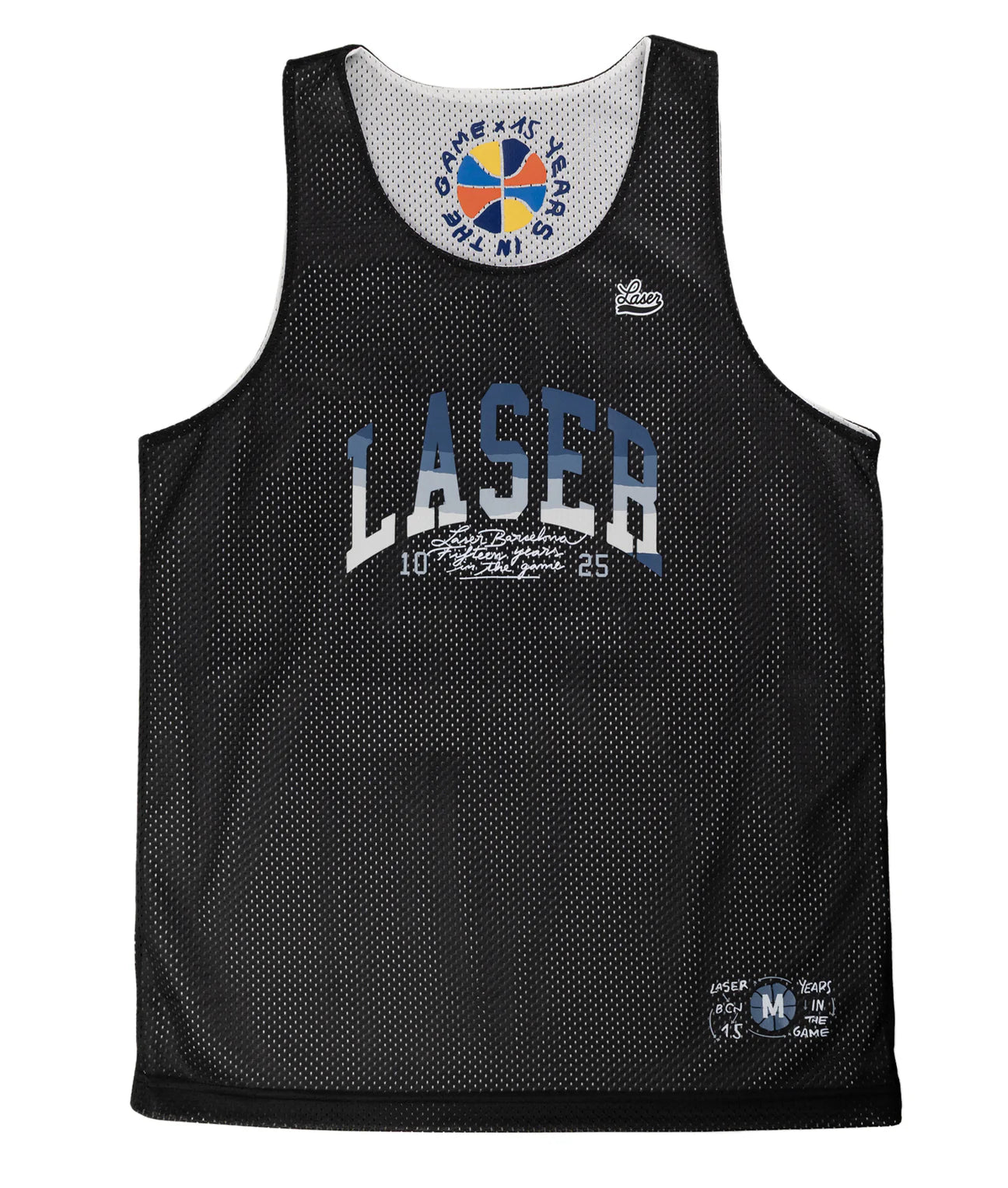 Laser Barcelona 15 Years in The Game Reversible Jersey - Black/White