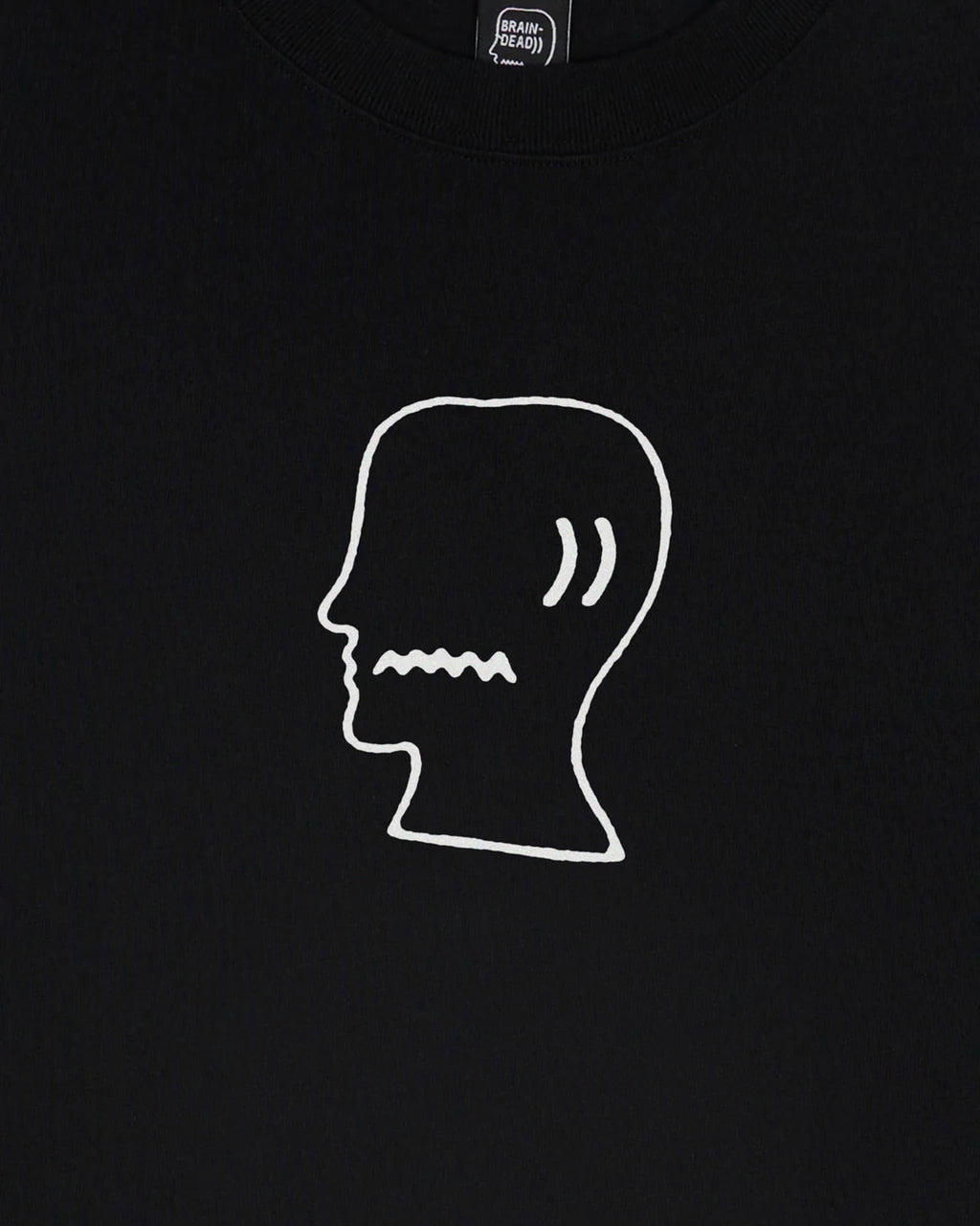 Brain Dead Logohead T-Shirt - Black
