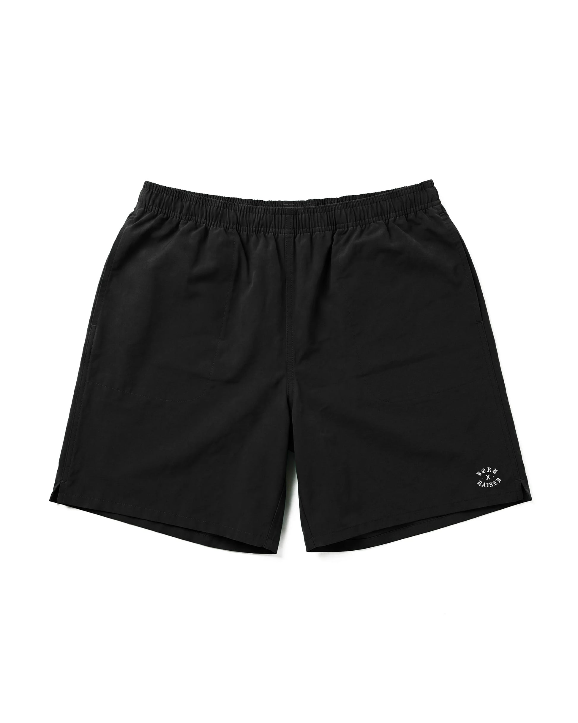 Born X Raised Micro Rocker Boardshort - Black