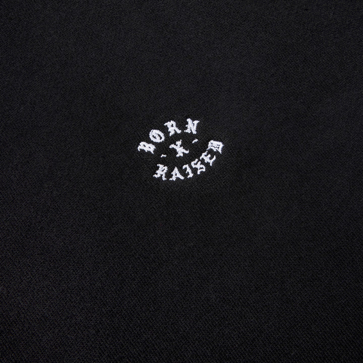 Born X Raised Micro Rocker Crewneck - Black