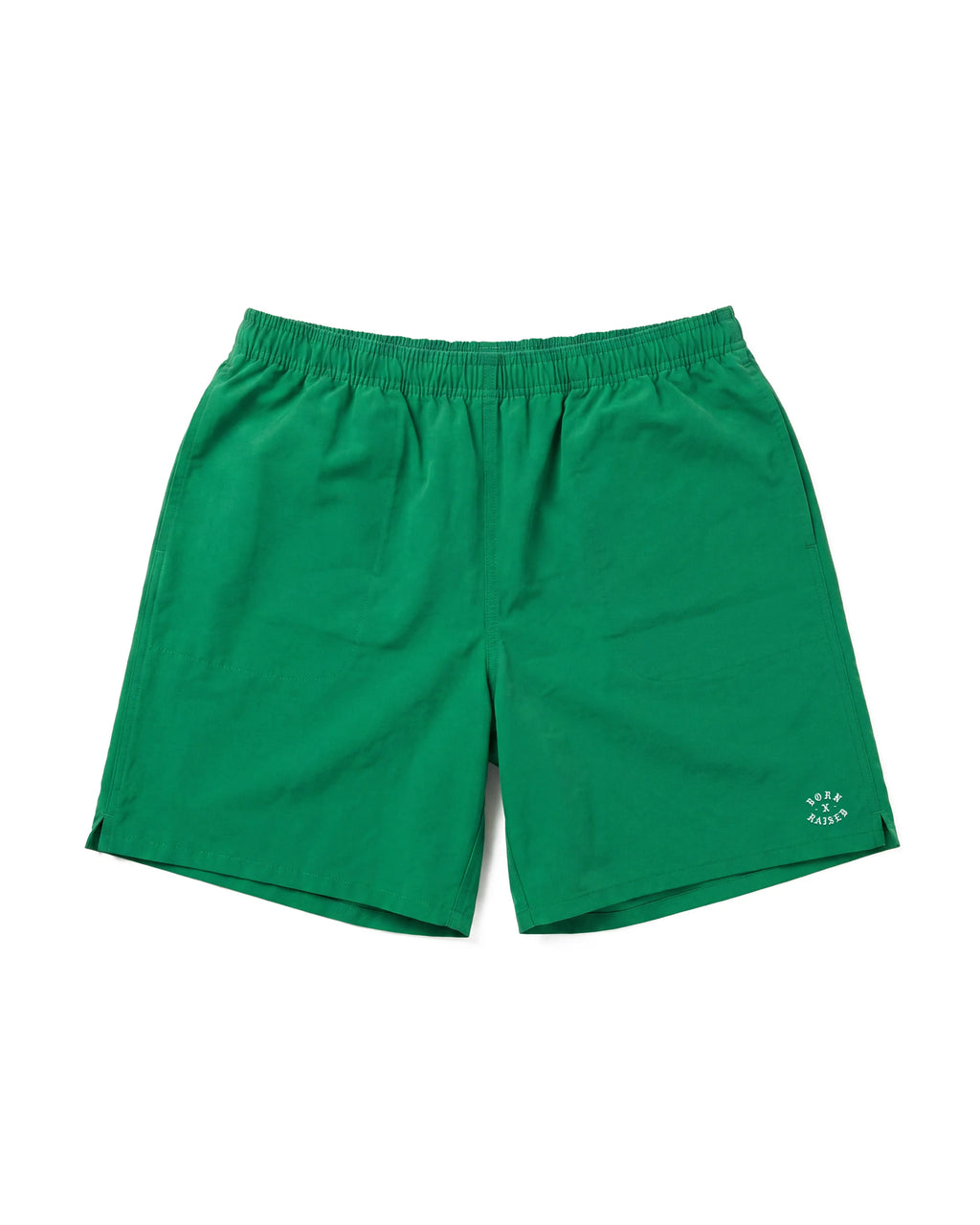 Born X Raised Micro Rocker Boardshort - Kelly Green