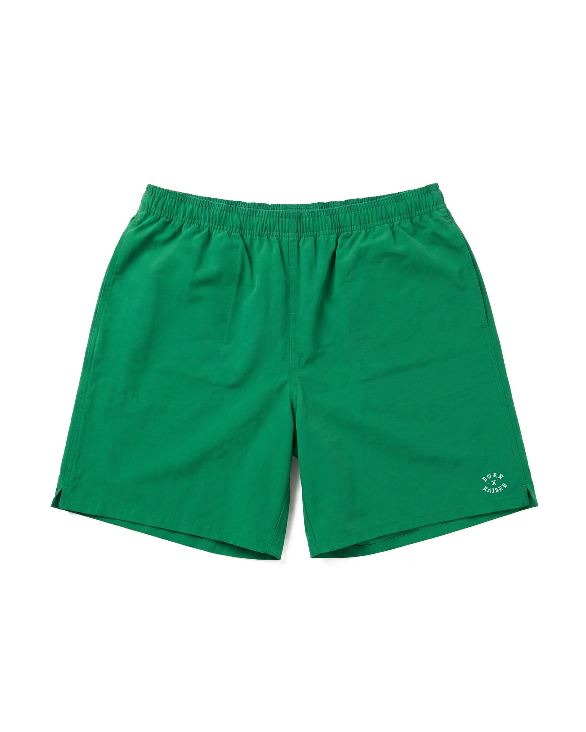 Born X Raised Micro Rocker Boardshort - Kelly Green