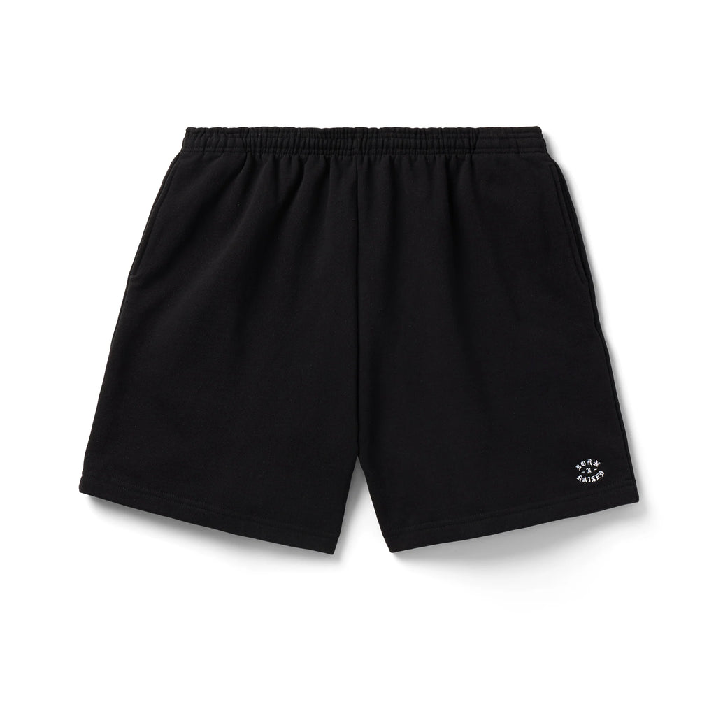 Born X Raised Micro Rocker Sweatshort - Black