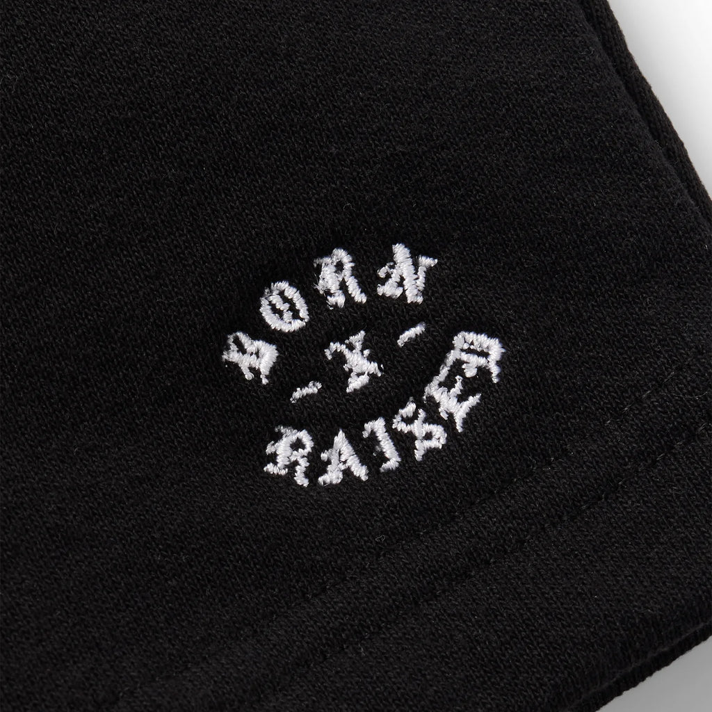 Born X Raised Micro Rocker Sweatshort - Black