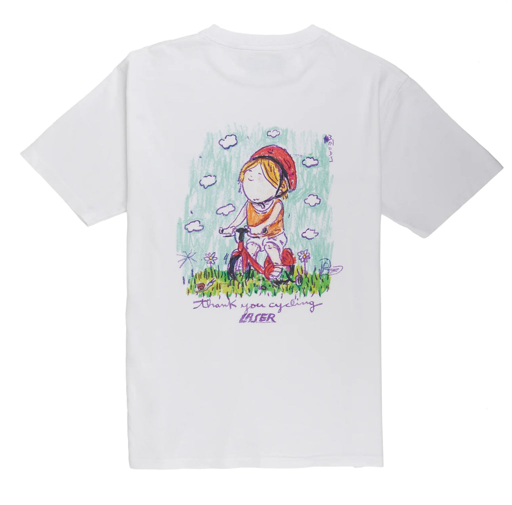 Laser Barcelona X Rodagira Maria T-Shirt - White