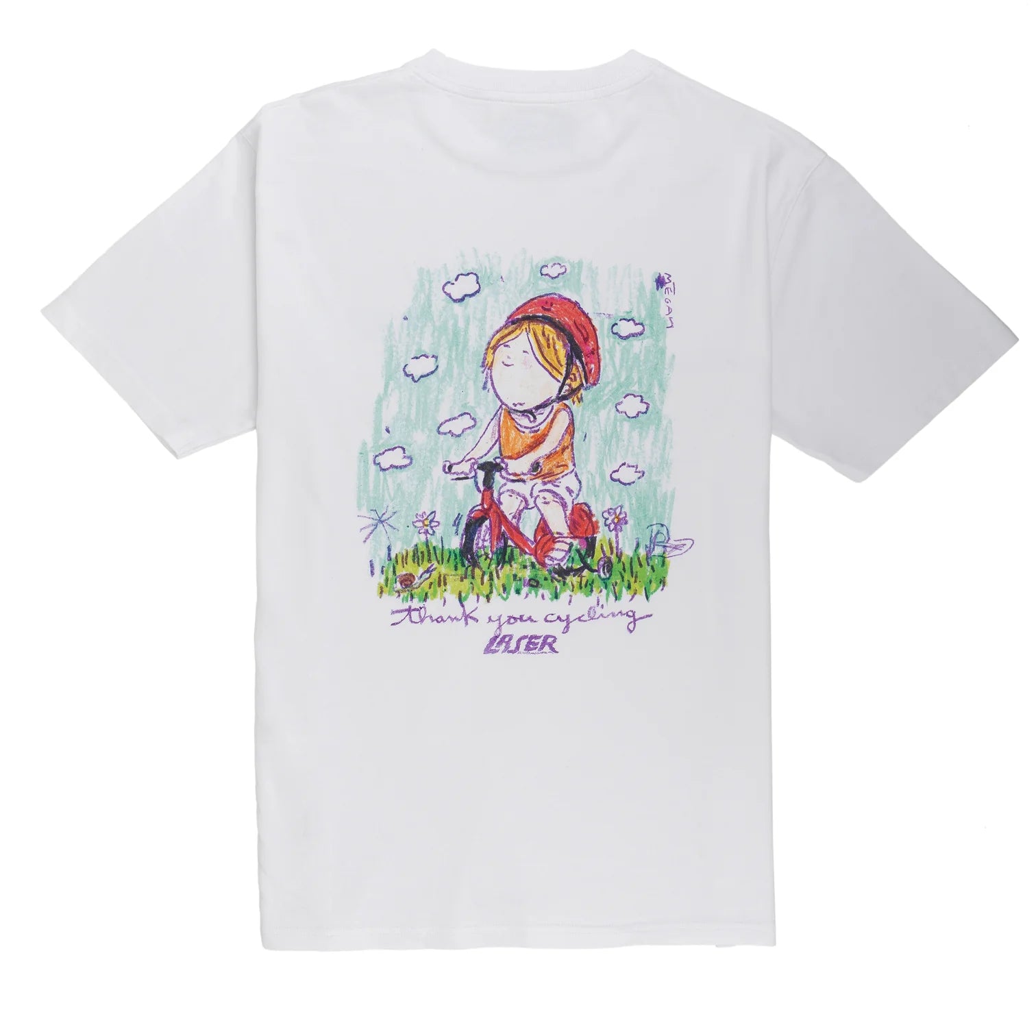 Laser Barcelona X Rodagira Maria T-Shirt - White