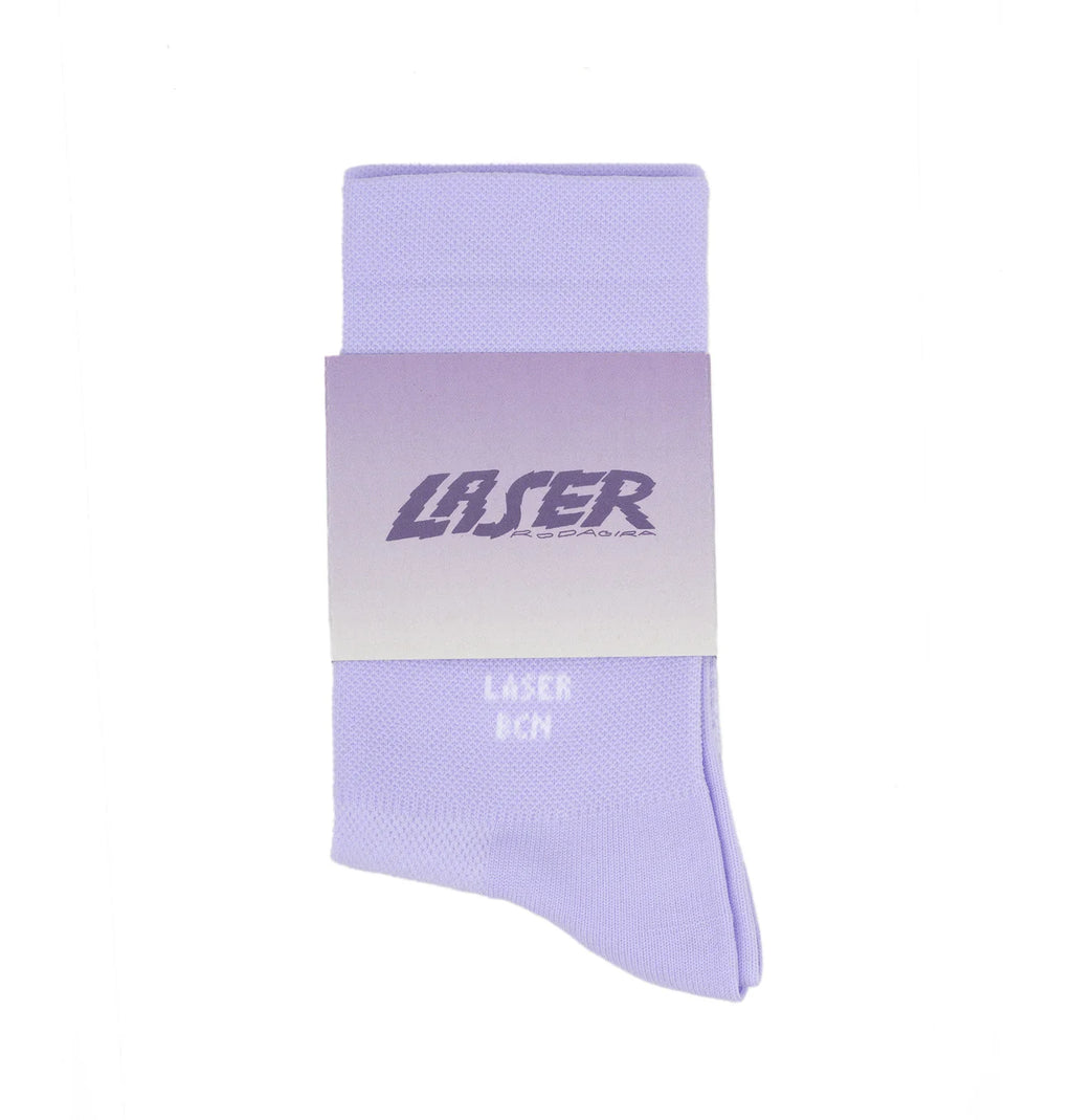 Laser x Rodagira Thank You Cycling Performance Socks - Lavender
