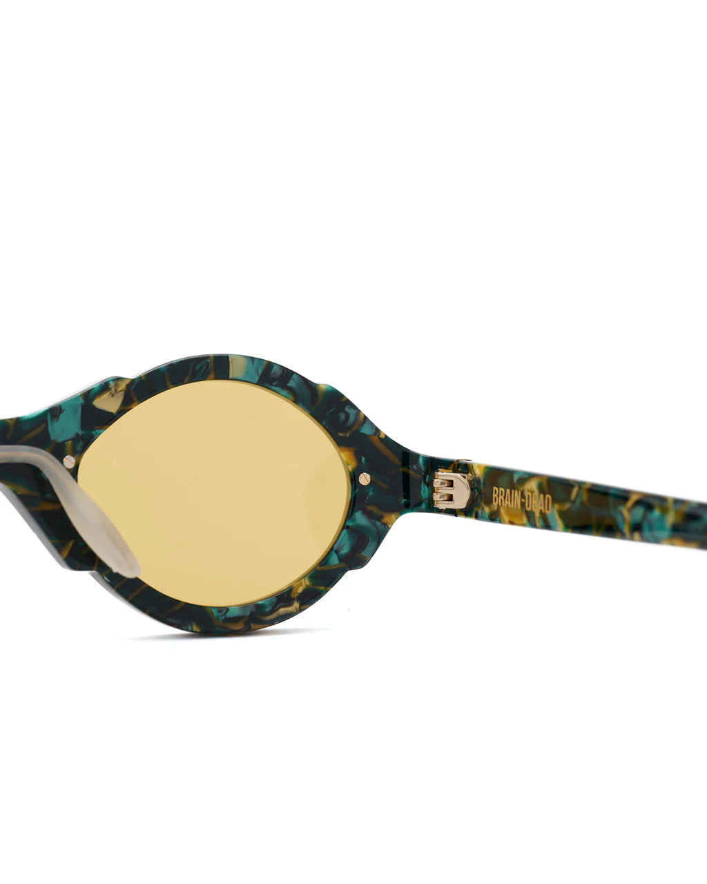 Brain Dead Mutant Post Modern Primitive Eye Protection - Green Granite