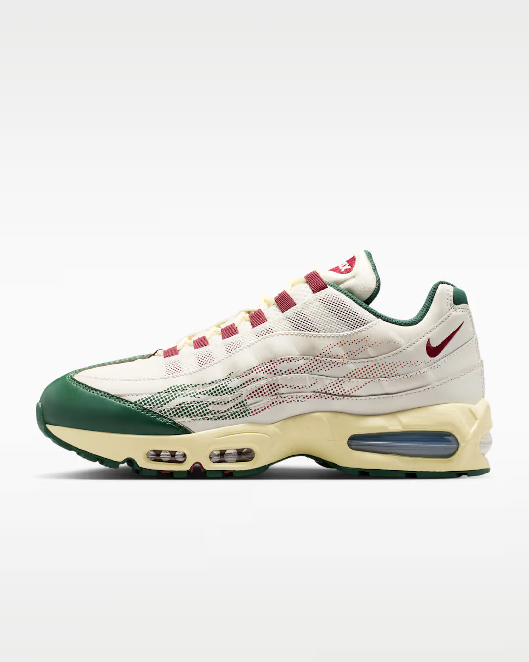 Men's Nike Air Max 95 "Big Bubble Mexico" SE -  Phantom/Team Red/Fir/Alabaster