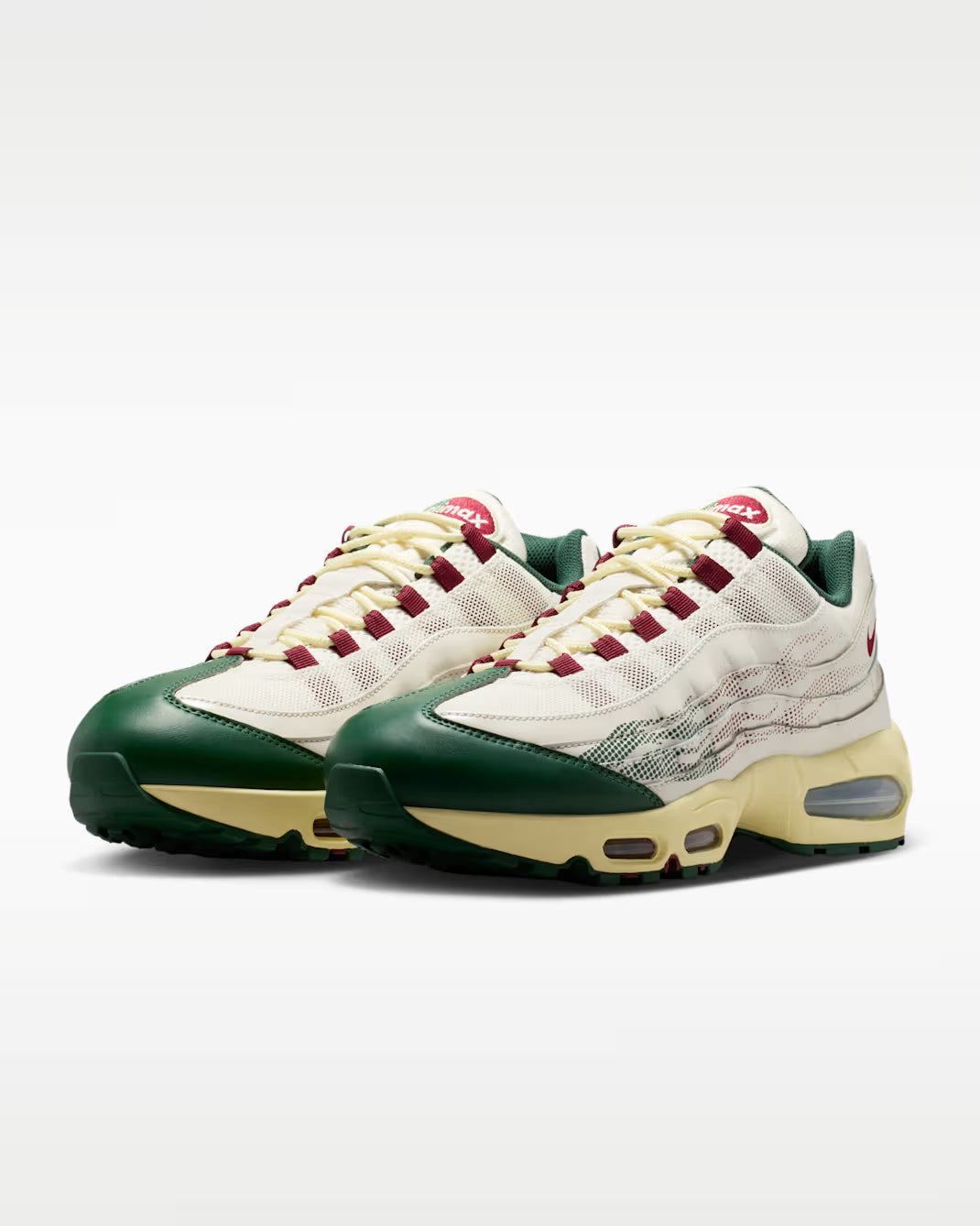 Men's Nike Air Max 95 "Big Bubble Mexico" SE -  Phantom/Team Red/Fir/Alabaster